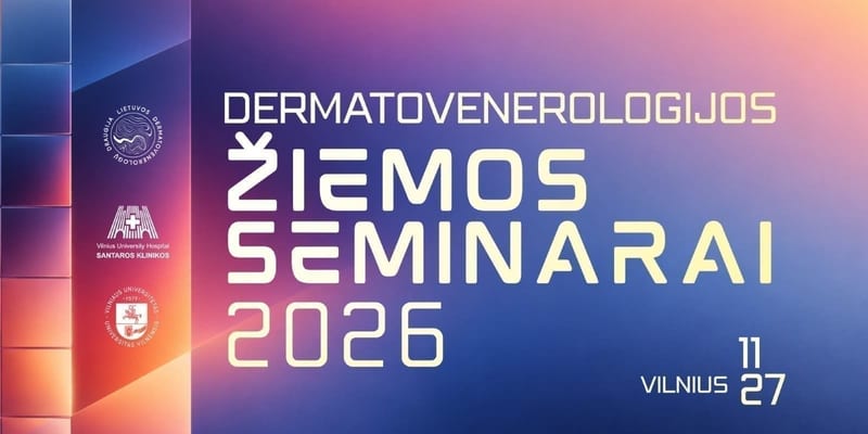 Dermatovenerologijos žiemos seminarai 2026