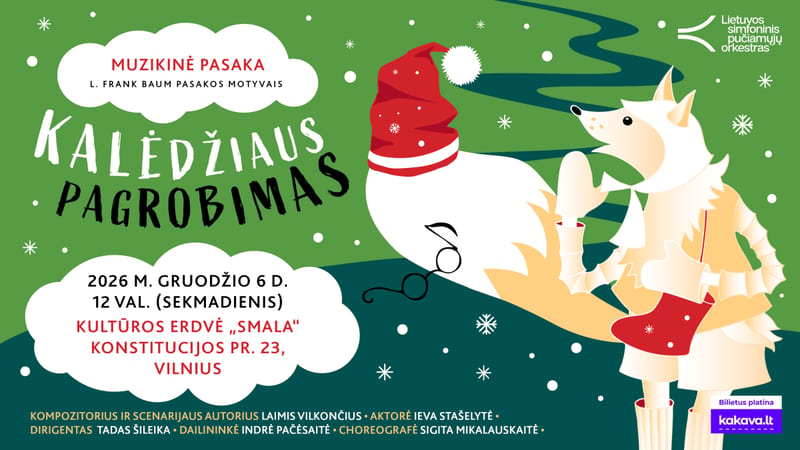 Muzikinė pasaka „kalėdžiaus pagrobimas“