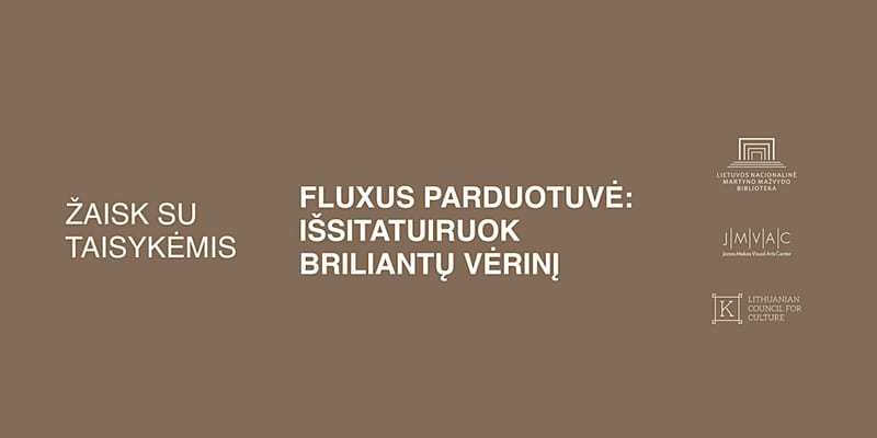Fluxus parduotuvė: išsitatuiruok briliantų vėrinį