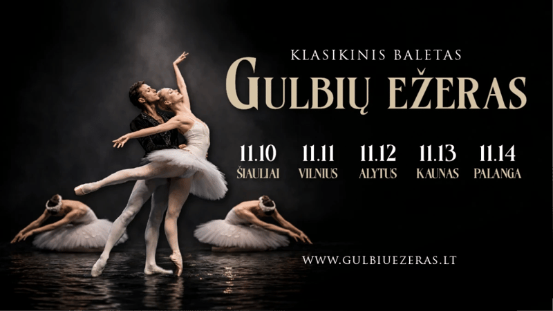 Klasikinis baletas „Gulbių ežeras“