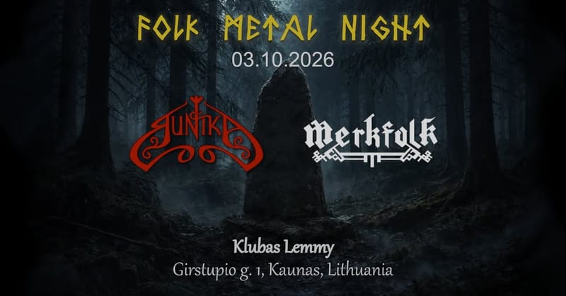 Folk metalo vakaras Kaune – Runika, Merkfolk
