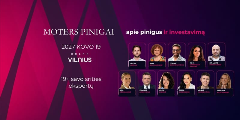 Konferencija „Moters Pinigai" 2027