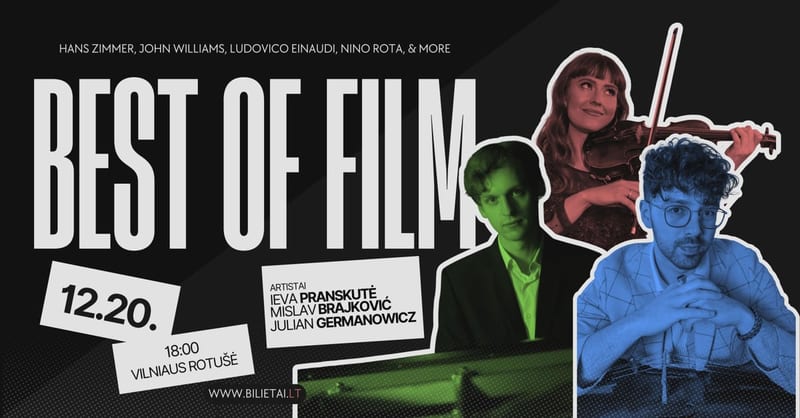 Kino muzika gyvai Vilniaus rotušėje