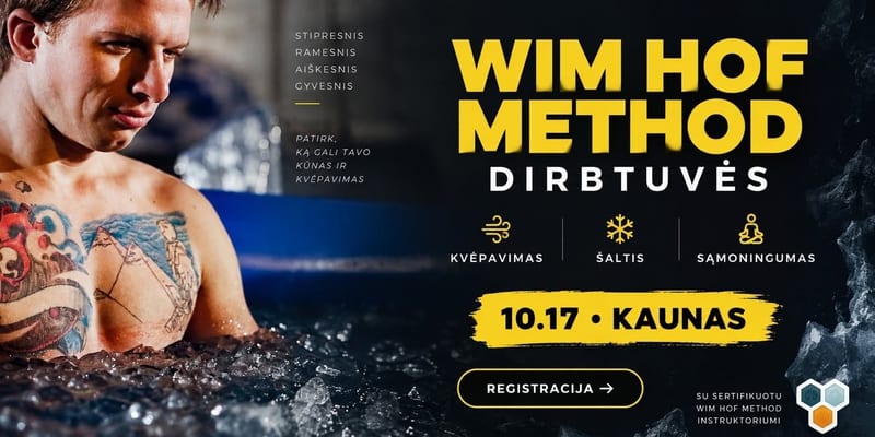 Wim Hof Metodas Kaunas S77 su Ž. Gruodžiu