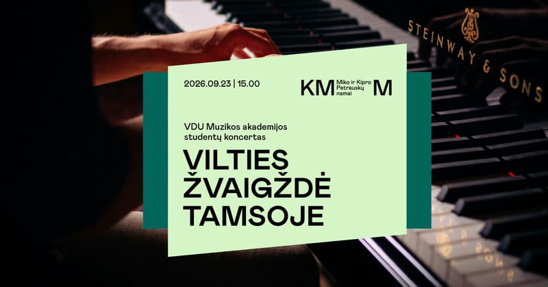 Vilties žvaigždė tamsoje