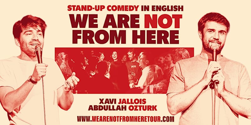 We are NOT From Here: Gyvai Vilniuje – „Stand-up“ komedija anglų kalba