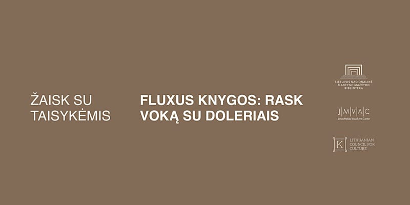 Fluxus knygos: rask voką su doleriais
