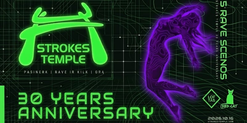 Strokes temple 30 gimtadienis