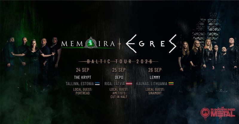BALTIC BS TOUR: Memoira (FIN) + EGRES (FIN) + Sinamort (LTU)