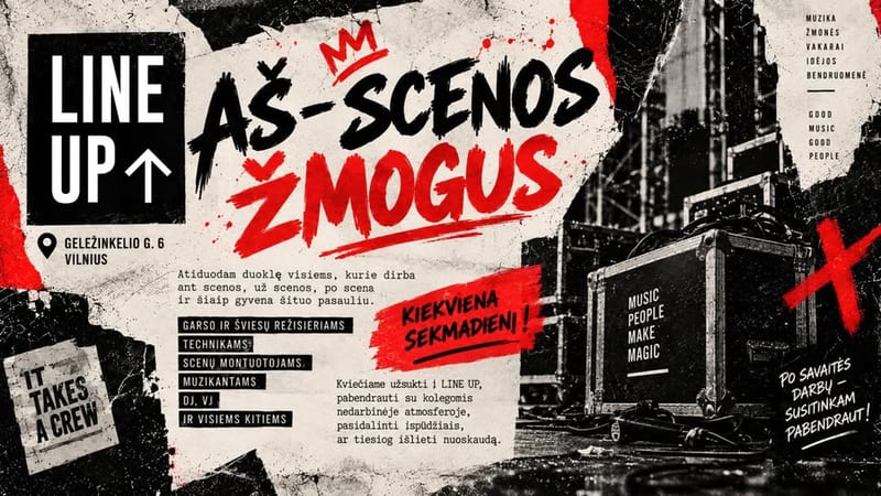 Aš - scenos žmogus