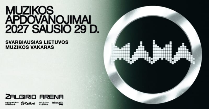 Metų muzikos apdovanojimai M.A.M.A. 2026