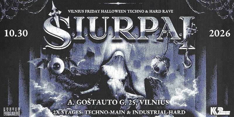 †Š.i.u.r.p.a.i+ vilnius friday halloween techno & hard rave @ k2