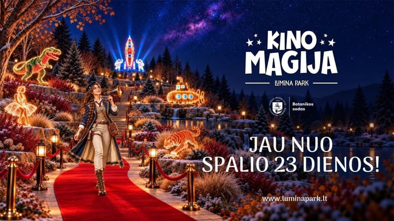 „Lumina“ parkas: Kino magija