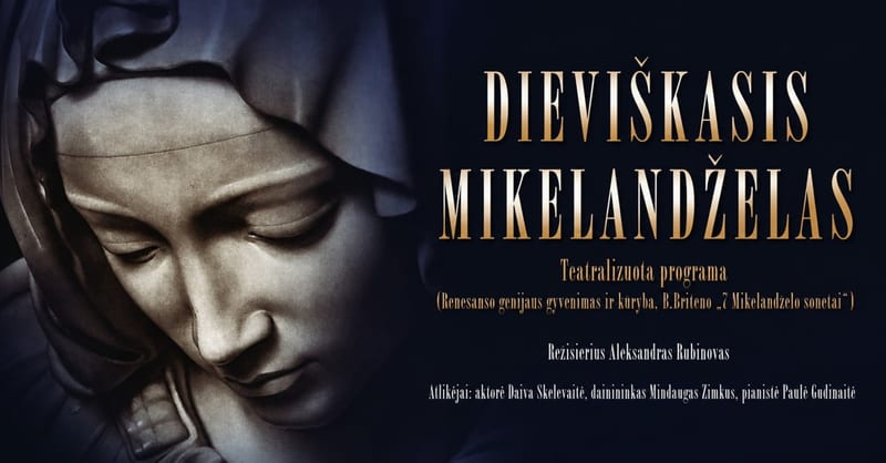 Kaune unikalus spektaklis-fejerija ''Dieviškasis Mikelandželas''!